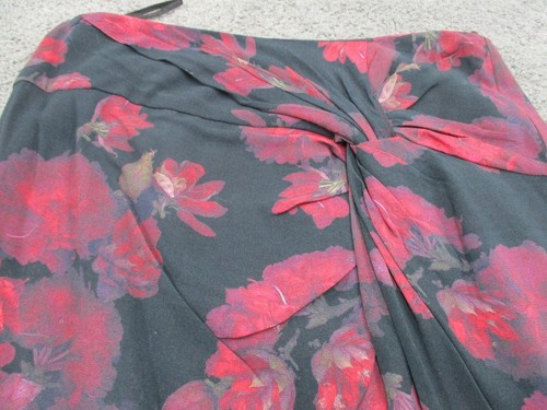 Zimmerman Wrap Skirt 1 Long Length Under Mini Skirt Rear Zip Stretch Floral - Picture 2 of 18