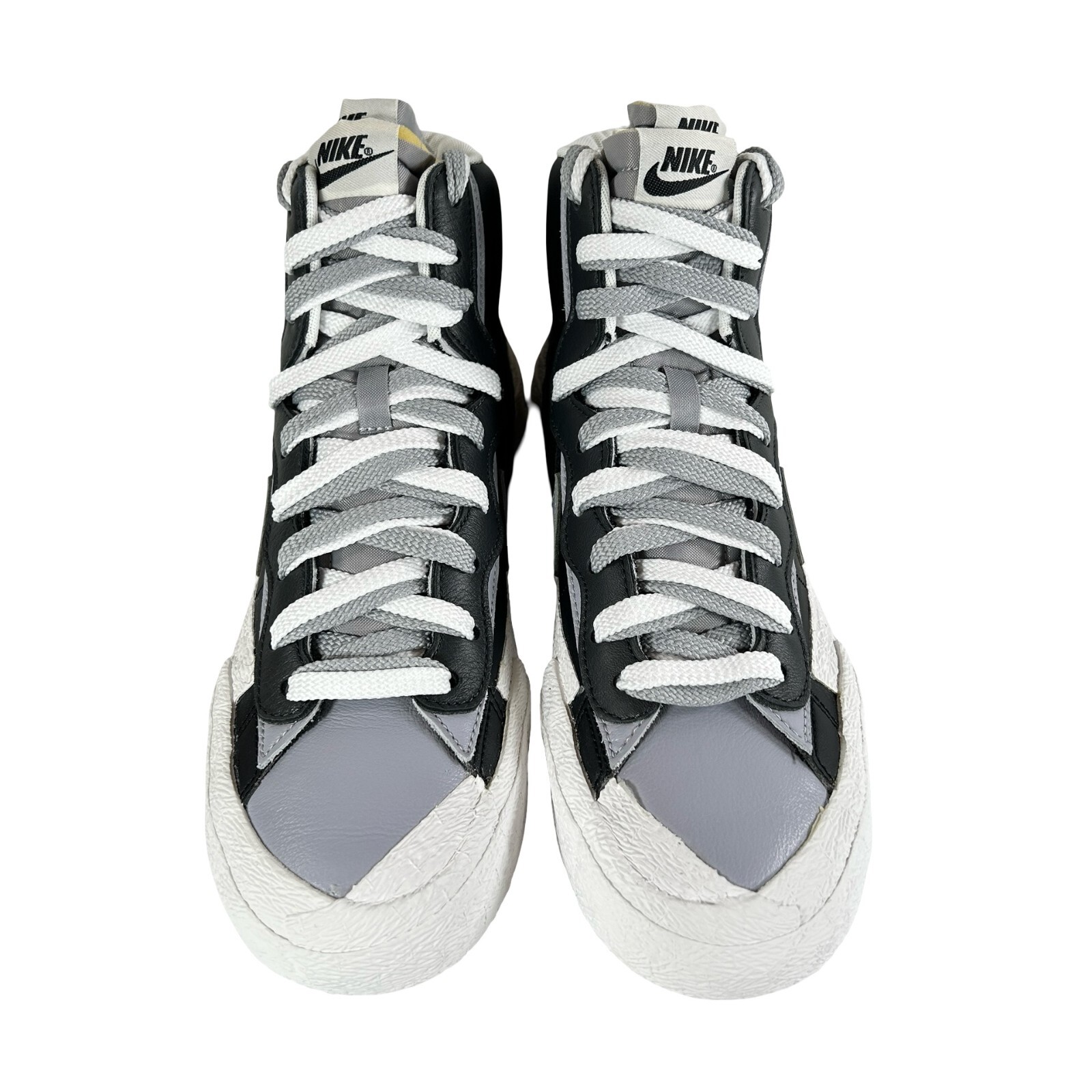 Blazer Sacai x Nike Mid Nero Grigio Taglia 8 5 BV0072 002
