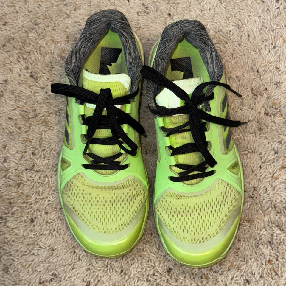 Adidas x Stella McCartney теннисные туфли сигнал зеленый черный женский размер 8,5 недостатки - Изображение 2 из 4