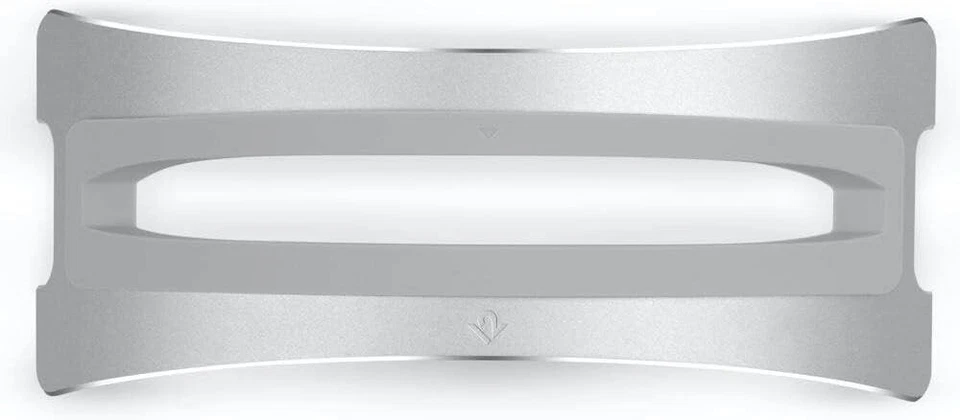 Twelve South Space-Saving Vertical Desktop BookArc Stand for MacBook Silver - Image 3 of 4