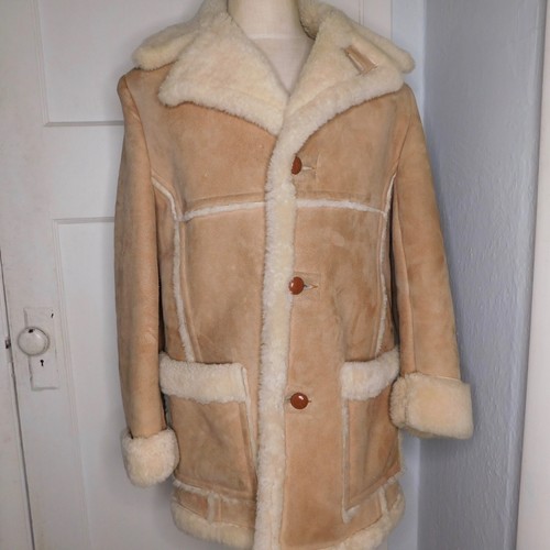 vtg COOPER Mens 44 Shearling Coat 