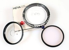 55MM FILTERS - CENTER SPOT   UV, SET OF 2
