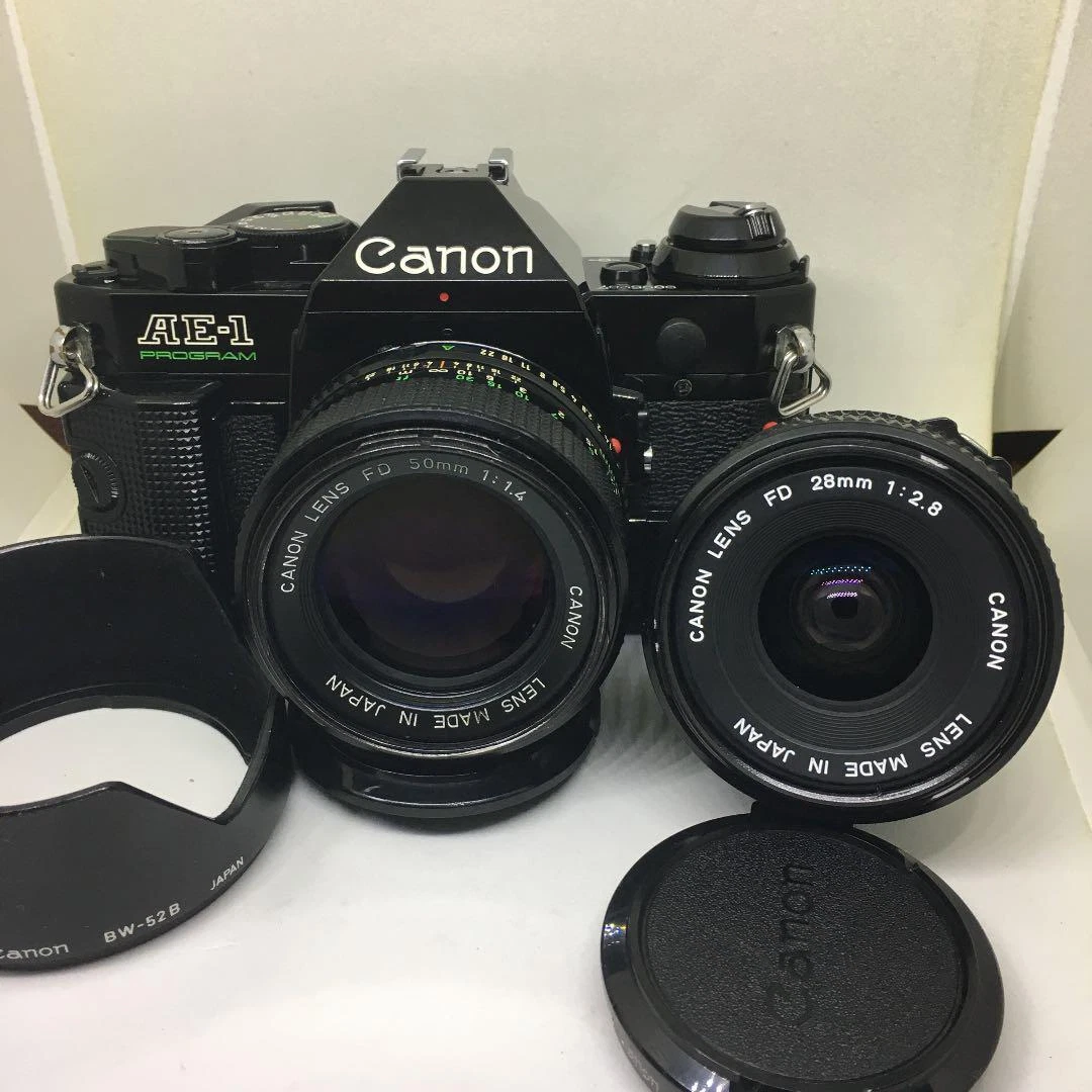 Canon AE-1 PROGRAM+FD 50mmF1.4と28mmF2.8-