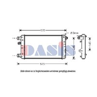 Aks Dasis WasserküHler Mechanisch GefüGt FüR Fiat Seicento/600 187_ 1.1