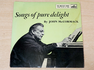 John McCormack/Songs Of Pure Delight/HMV 7'' Single EP