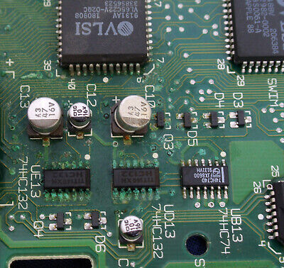 REPAIR SERVICE Apple Macintosh SE/30 Logic Board Capacitor REPAIR SERVICE Apple Macintosh SE/30 Logic Board Capacitor
