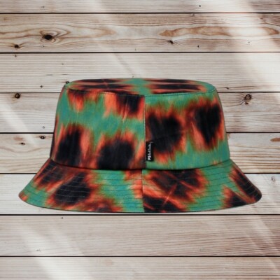 PS Paul Smith Shibori Fischerhut gefärbt Einheitsgröße UVP 85 £ bunter Druck