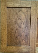Stain Grade Shaker Flat Panel Cabinet Door - specify species