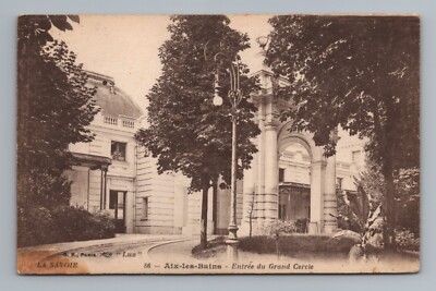 Aix Les Bains Entree de Grand Cercle France Postcard