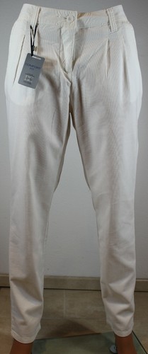 Damen Baumwoll Chino-Hose in ecru von BC Gr.: K23 (46) - 03011002