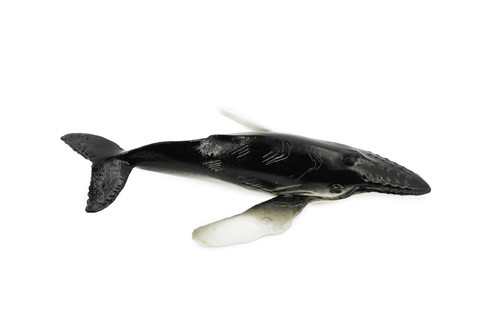 Buckelwal, realistische Spielzeugfigur Modell Replik handbemalt 3" CH446 BB114 - Bild 1 von 7