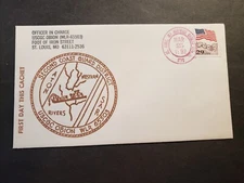 USCGC OBION WLR-65503 Naval Cover 1992 FIRST DAY Cachet St. Louis, Missouri
