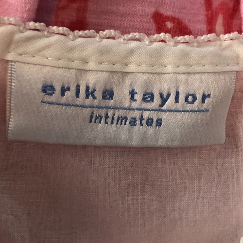 Camicia ERIKA TAYLOR intima bianca cotone senza maniche con volant ricamata taglia M - Foto 3 di 9