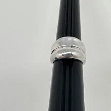 Milor Sterling Silver Puffy Double Dome Ring Size 6