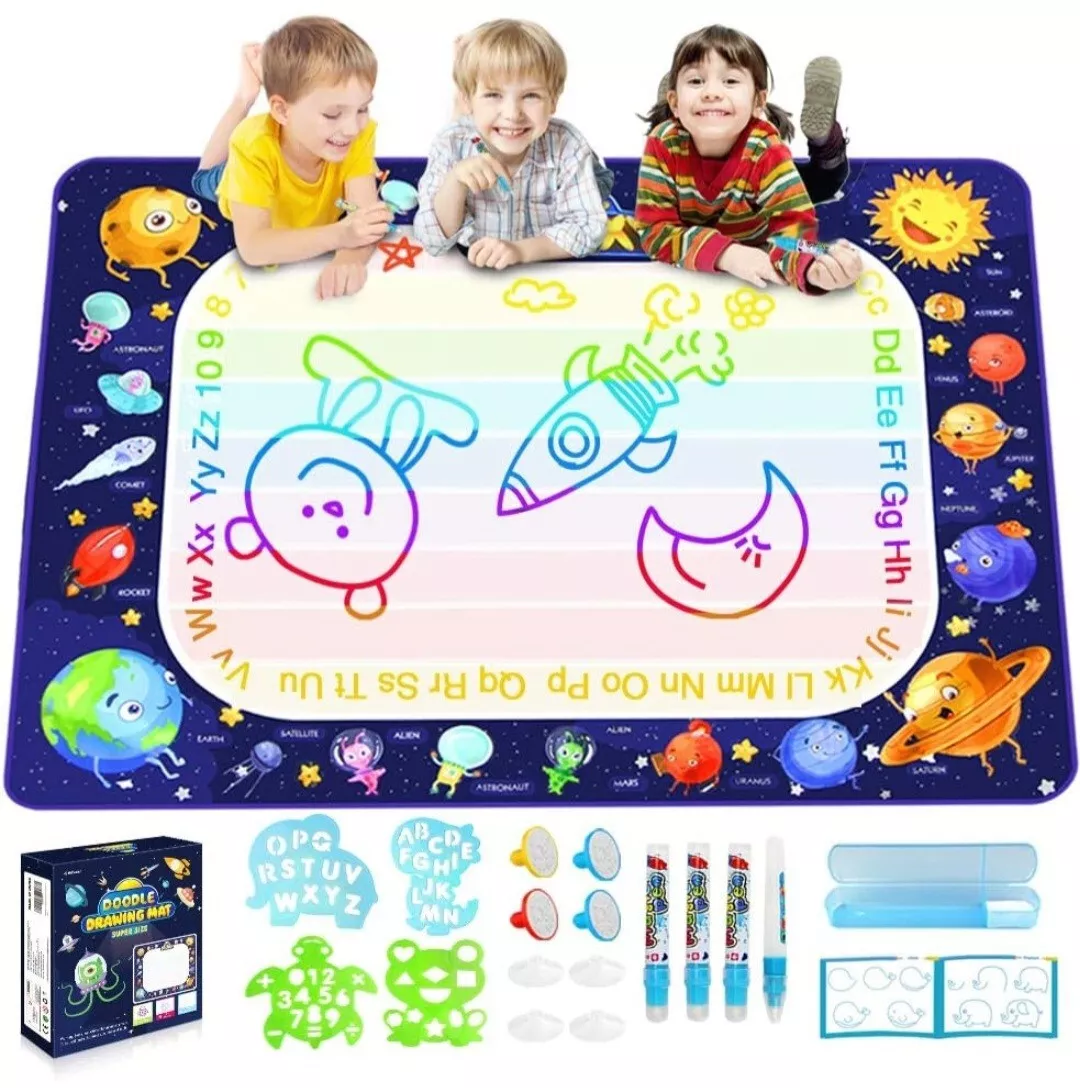 Aqua Magic Doodle Mat 40 X 28 Inches Extra Large Water Drawing Mat  Educational T