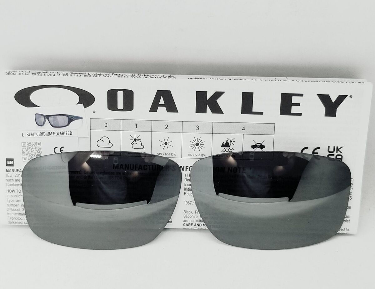 Oakley VALVE replacement POLARIZED black iridium OO9236 Oakley VALVE replacement POLARIZED black iridium OO9236