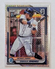 2024 Bowman Chrome Mega Box Enrique Jimenez Mojo Refractor #BCP-31 Tigers