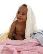 Pomelo Baby 100% Kaschmir Vintage Strickdecke...