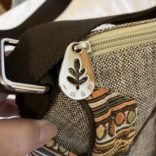Adkaliv Bohemian Burlap And Tapestry Crossbody - Picture 7 of 11