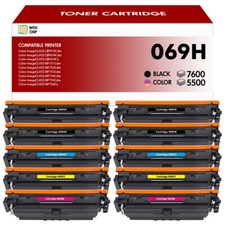 10 Pack 069H Toner Cartridge Set Replacement for Canon imageCLASS MF753Cdw MF751