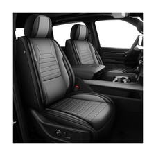 Seat Covers Custom Fit for Dodge Ram 1500 2500 3500 2002-2024 2025 2026 Faux ...