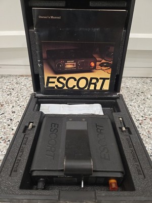 VTG 80's Escort Passport Cincinnati Microwave Radar Detector Tested W/ Orig Case