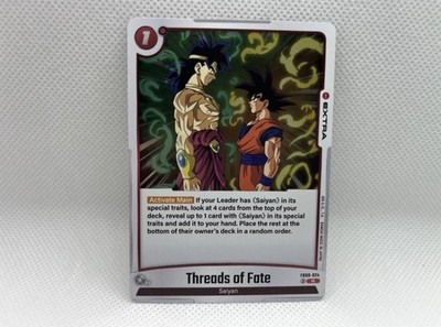 Threads Of Fate Saiyan Rare Fb08-024 Extra Dragon Ball Fusion World Holofoil NM