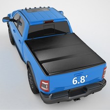 6.8 Hard Tri-fold Tonneau Cover For 77-96 Ford F-150 Truck Bed Cover Fleetisde