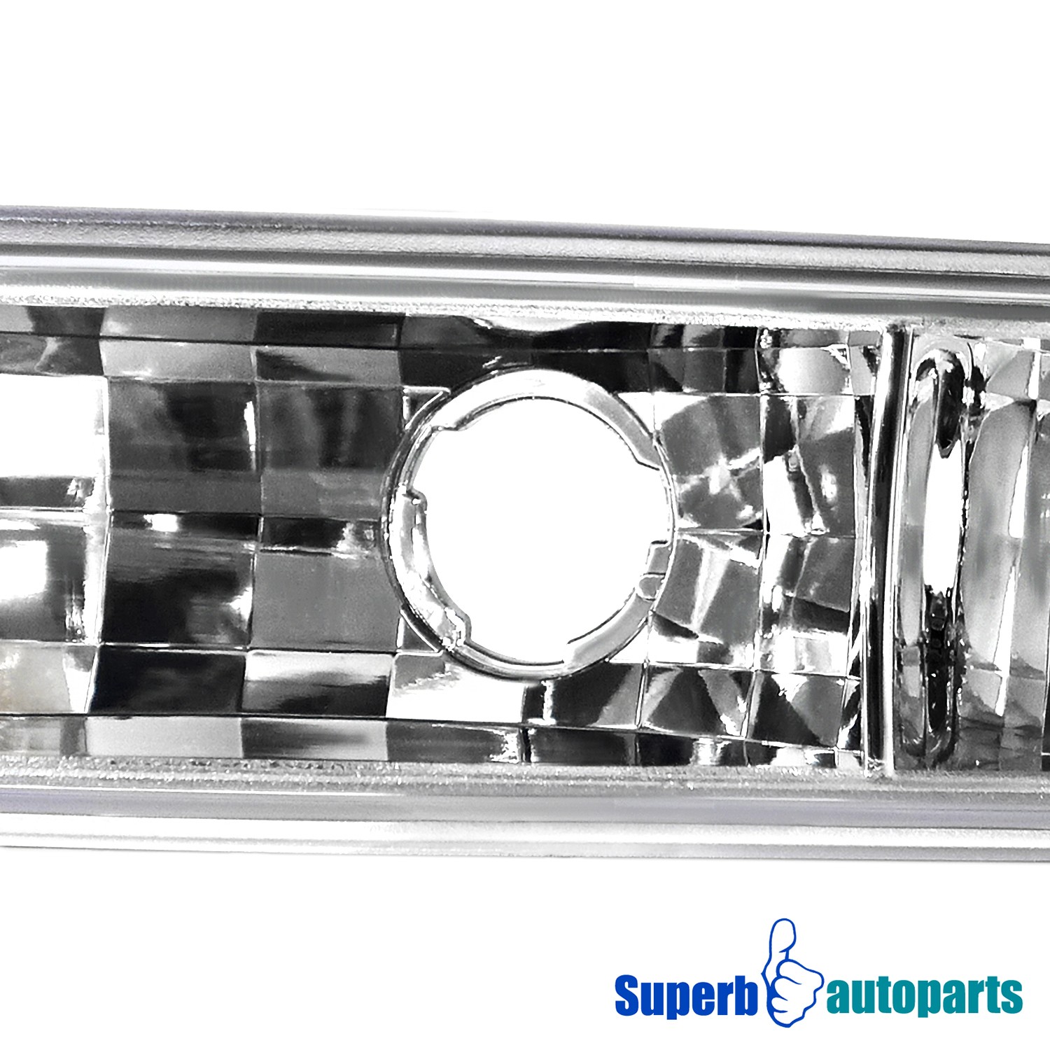 Fits 1999-2006 GMC Sierra Yukon Projector Headlights LED Strip+Bumper Lamps