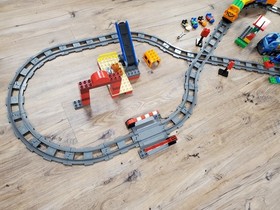 Vintage Lego Duplo Legoville Deluxe Train Set 5609, 99% Complete READ DESC Works