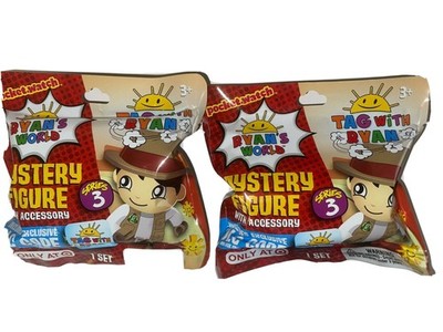 Ryan's World Mystery Figure w/ Accessory Series 3 Target  DLC Code Lot of 2