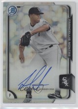 2015 Bowman Chrome Prospects Refractor /499 Frankie Montas Francellis Auto 2x4