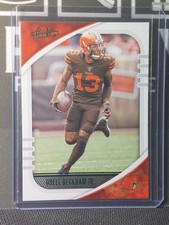 Odell Beckham Jr. 2020 Panini Absolute Football Rookie Card Green #29. rookie card picture