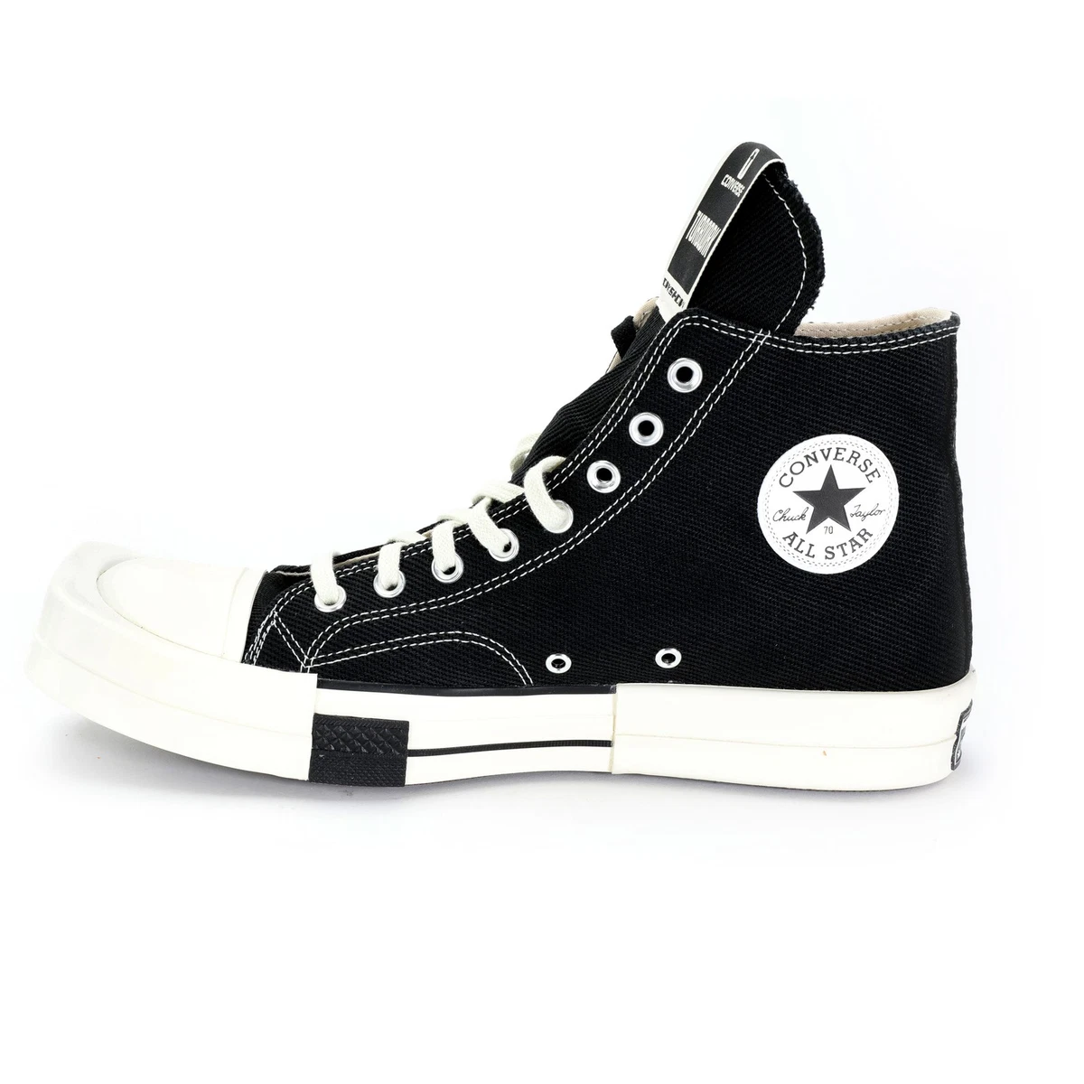Converse Rick Owens x TURBODRK Chuck 70 High Black | eBay