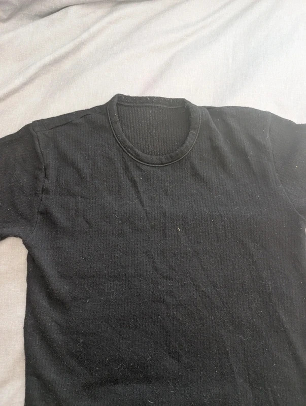 Marks & Spencer Black Heatgen Maximum Warmth Thermal T-Shirt - Small image 3