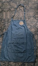 Vintage "World's Greatest Mom" Blue Denim Apron With Pockets