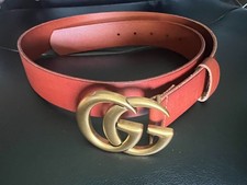 Gucci Marmont GG Brown Belt Size 90 Fits 30-32 Waist