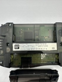 WonderSwan Clear Black Console Screen Damage Works Still