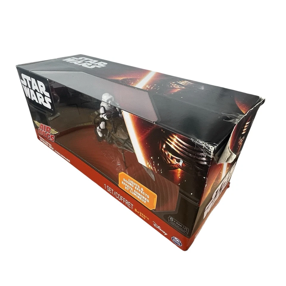 STAR WARS Air Hogs Remote Control Speeder Bike Spin Master RC - Image 3 of 3