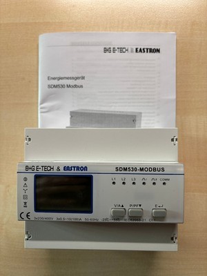 EASTRON SDM530-MODBUS Energiemessgerät Smart Meter 3-phasig RS485 Modbus