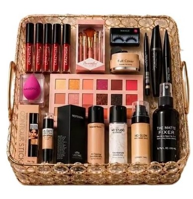 Premium All-in-One Professional Bridal & Party Makeup Combo Vanity Set