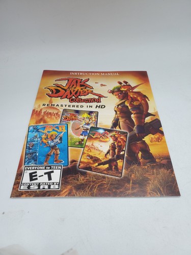Jak and Daxter Collection - PS3 - Authentic Manual Only