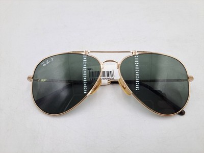 Ray-Ban RB8125M 9143 Flieger Titanium Gold Plated Special Edition Polarized