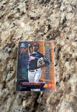 2018 Bowman - #Bowman Trending Triston McKenzie ##-TM Orange Mojo Refractor /25