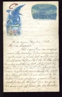 Original Civil War Color Magnus Patriotic Letter