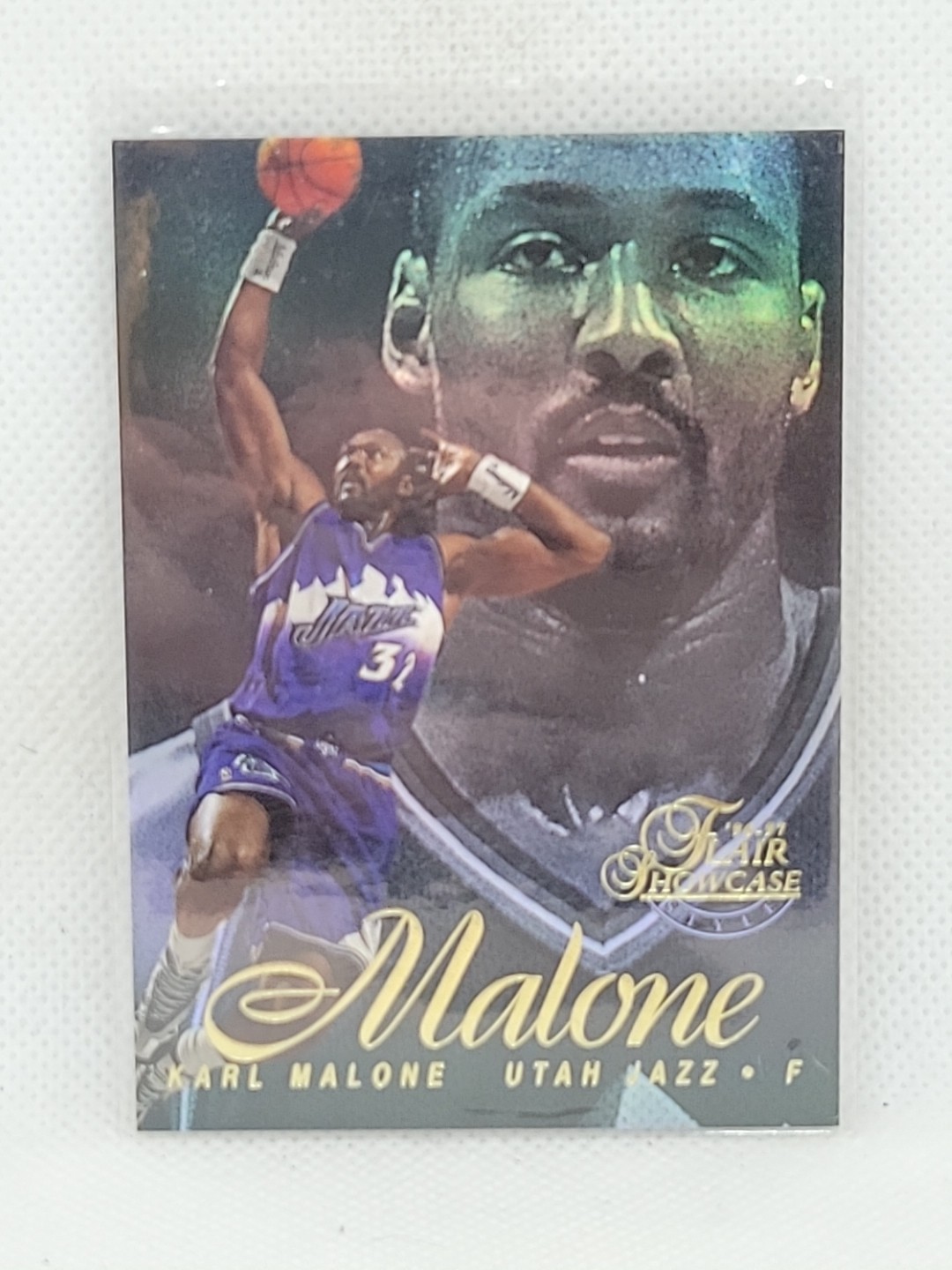 Karl Malone 1996/97 Flair Showcase Basketball  Row 2 #28 NrMt