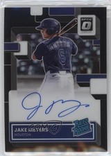 2022 Panini Donruss Optic Black Prizm 43/49 Jake Meyers #RRS-JM Auto 13hc