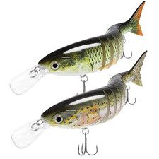Truscend Swimmax Easy Catch Fishing Lures Bkk Hooks Wiggling Vibrating Rattling