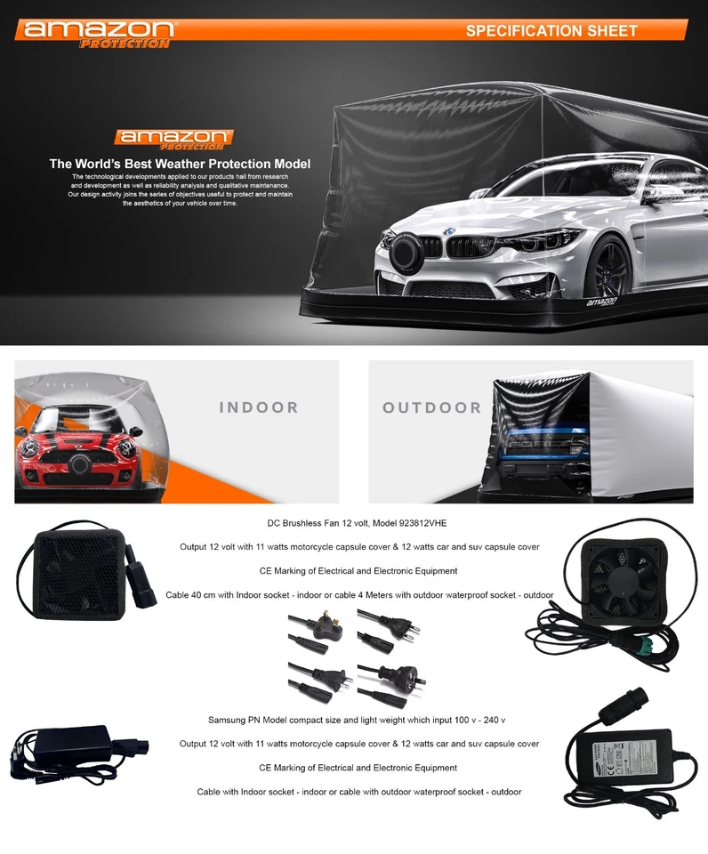 Cubierta de burbuja interior de coche Amazon Protection para Fiat 600 750 Zastava Foto 4 de 4