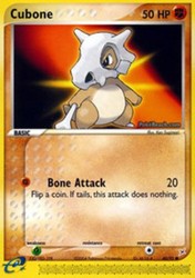 Cubone 40/95 EX Team Magma vs Team Aqua Common